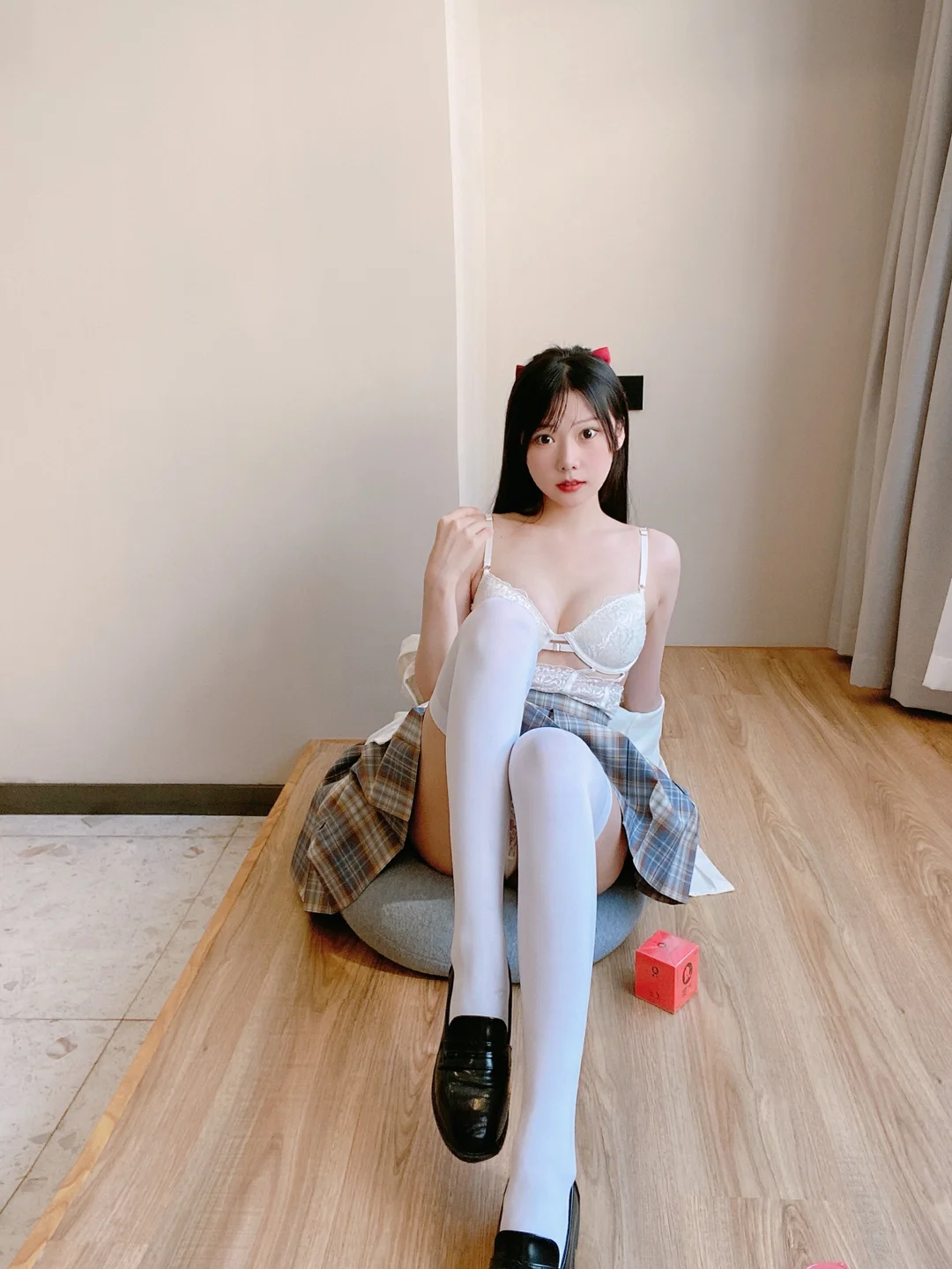 香草喵露露 - No.067 大象 JK格子裙 [30P-96MB] tg@simisebaisi 【丝足阁】030.webp